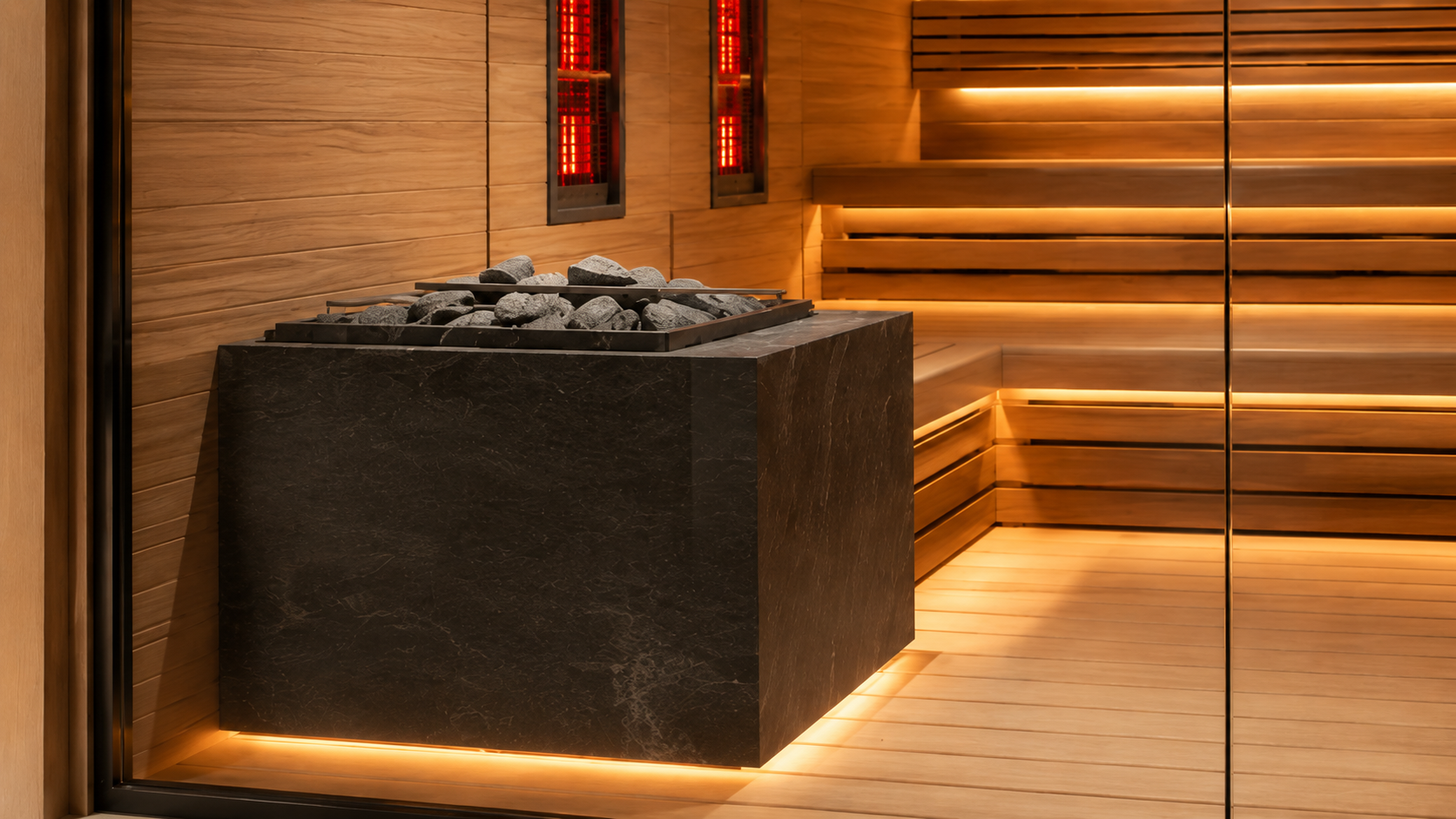 Calentador premium de sauna Aurum