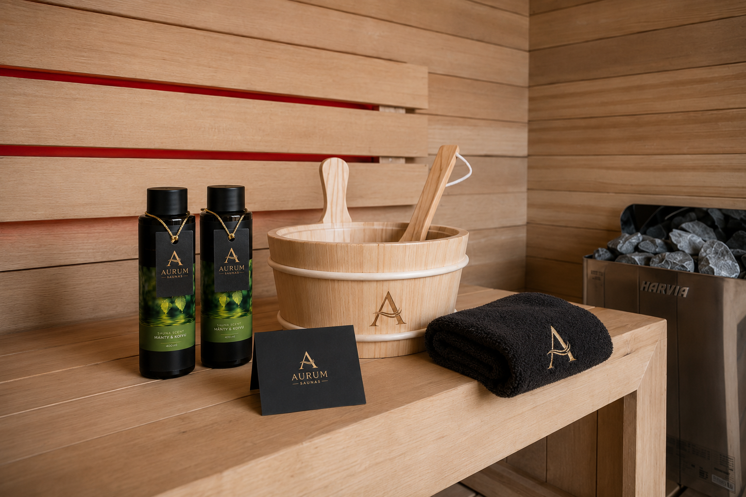 Sauna interior integrada en vivienda privada en Marina Botafoch, Ibiza